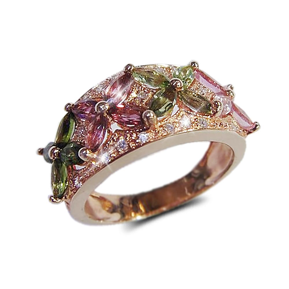 Daniel Steiger Tourmaline Fleur Ring