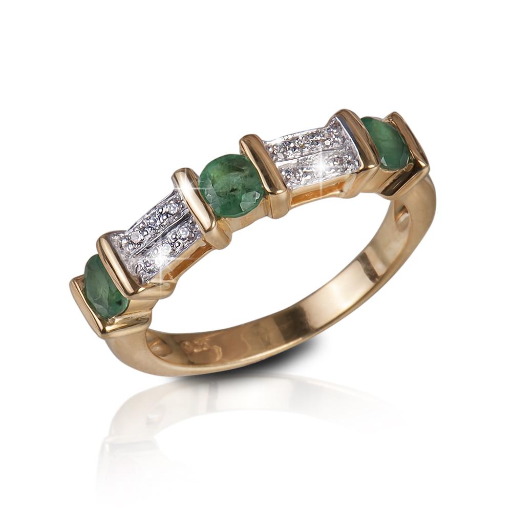Daniel Steiger Trieste Emerald Gem Ring